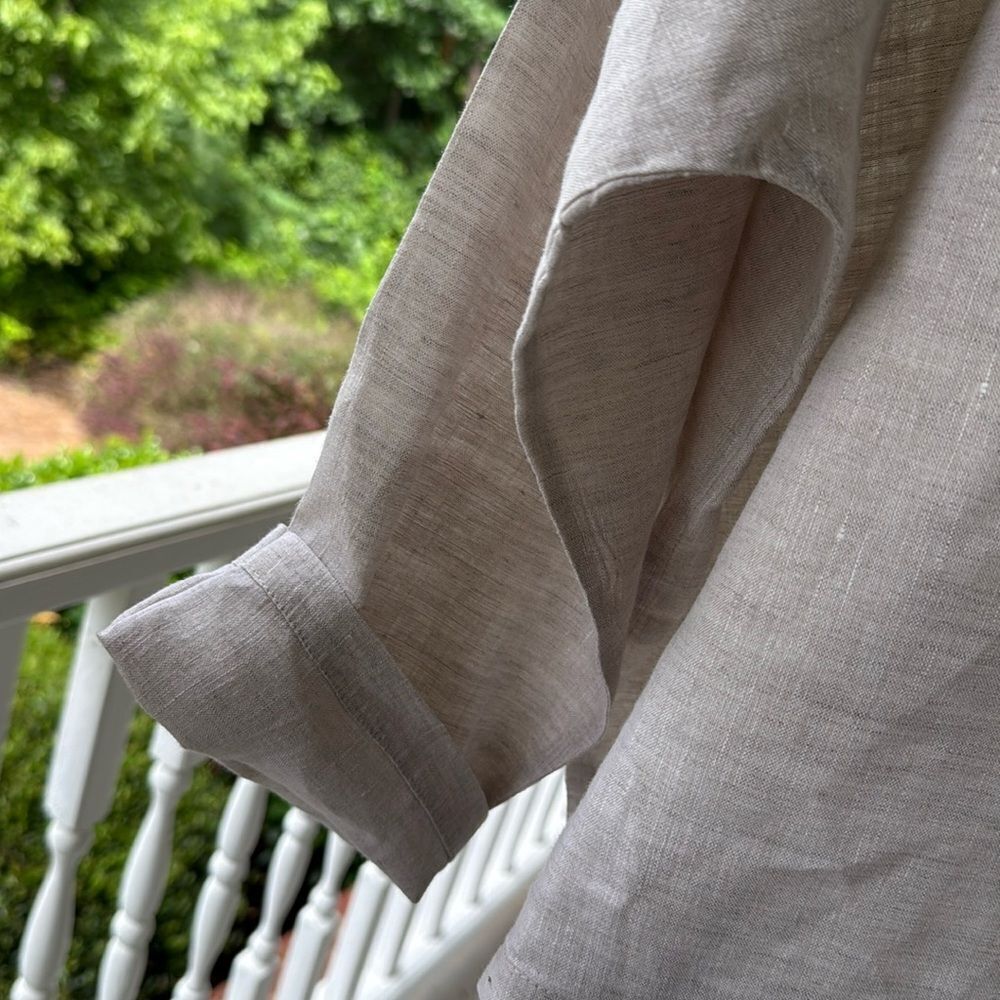 Planet Light Tan Oversized Blouse - One Size Fits All - - Picture 9 of 13